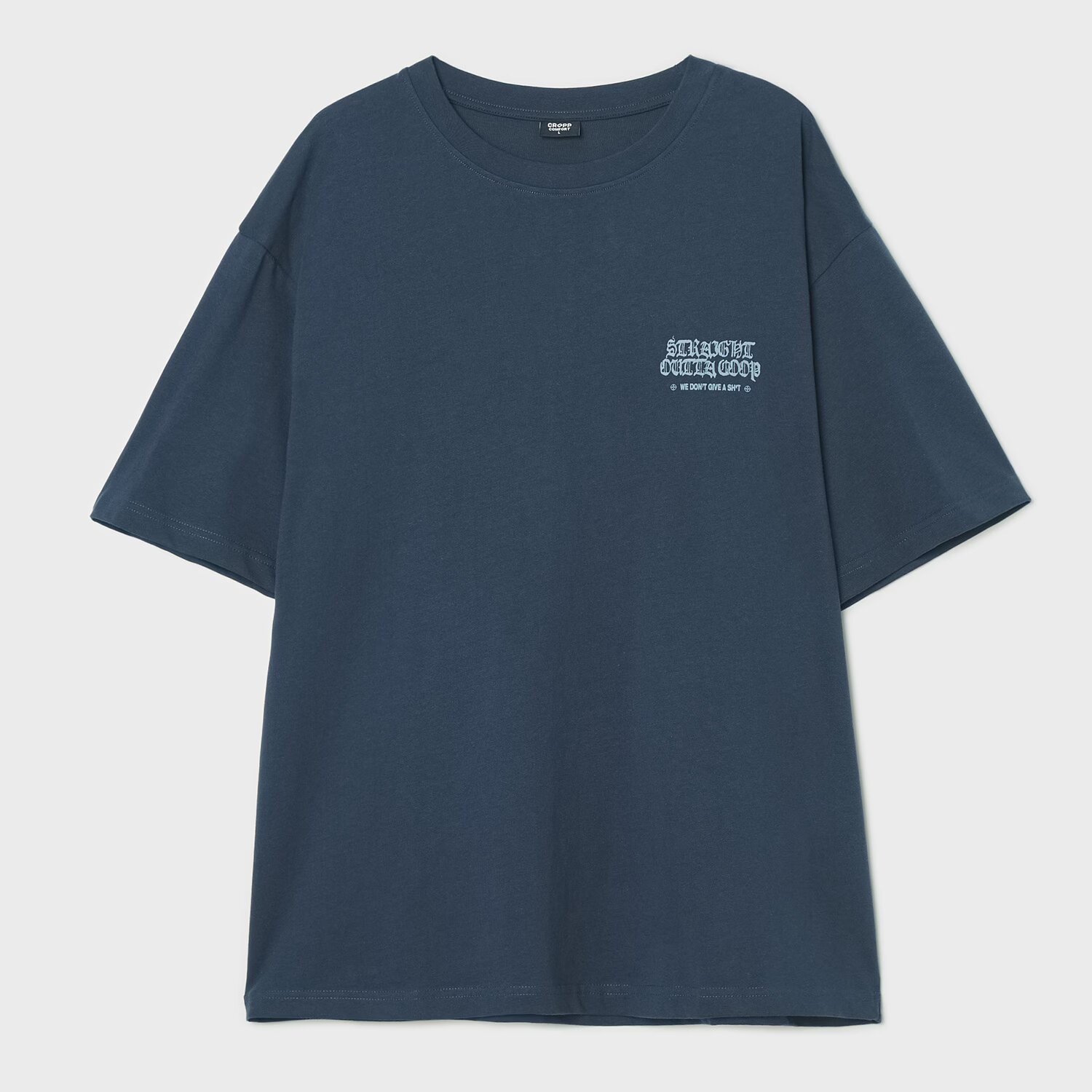 Cropp Tricou cu imprimeu - indigo