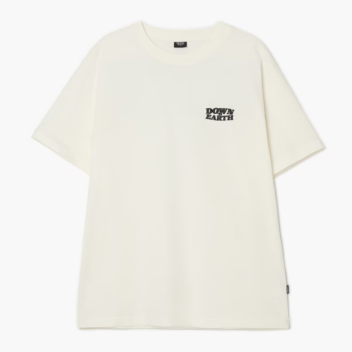 Cropp Tricou cu inscripție - crem