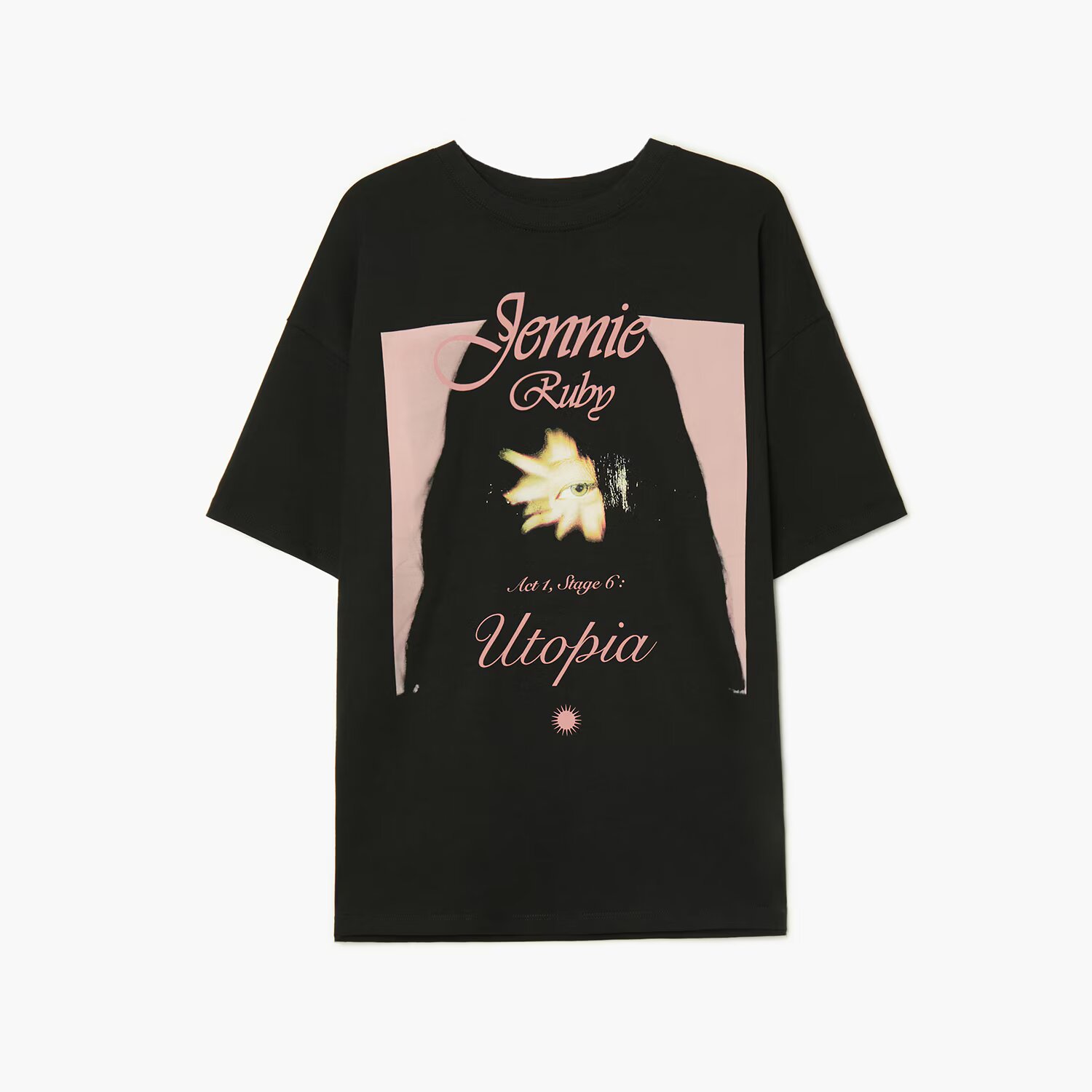Cropp Tricou negru cu imprimeu Jennie - negru