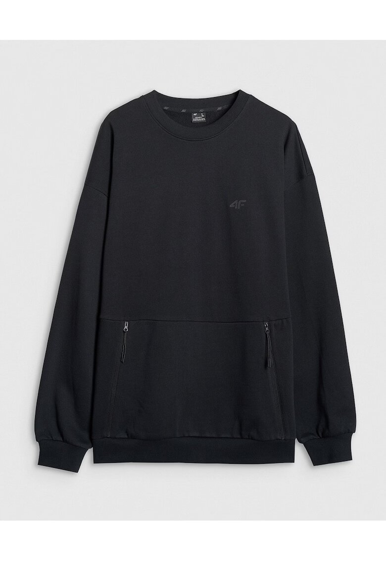 4F barbati oversize - bumbac - negru - Negru