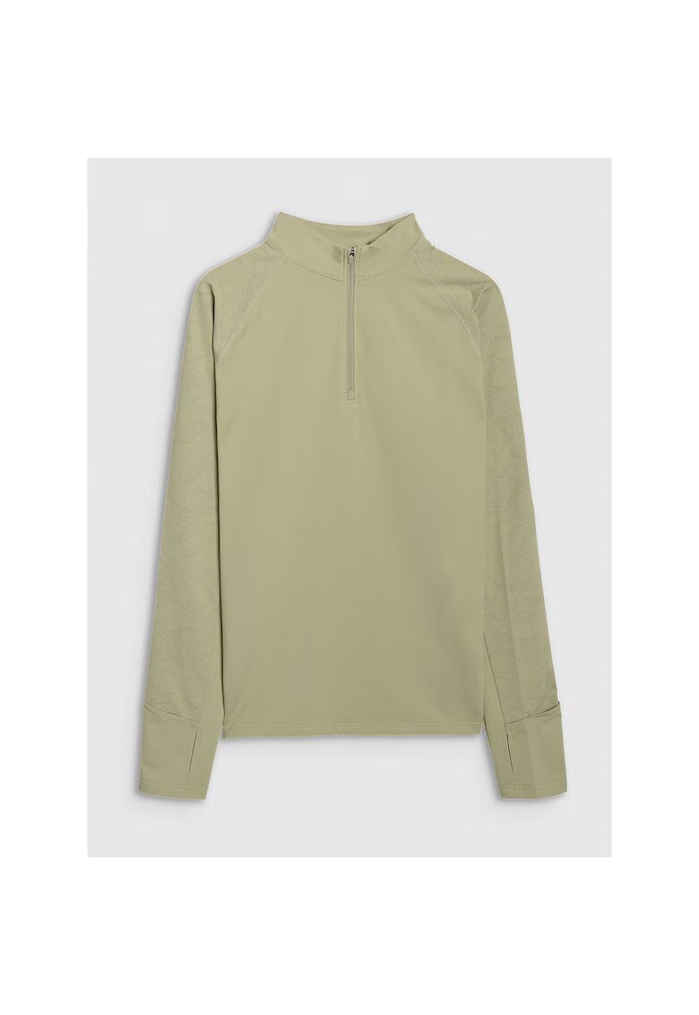 4F Bluza Alergare Barbati Warm - AW25 - 37945 - Verde masliniu
