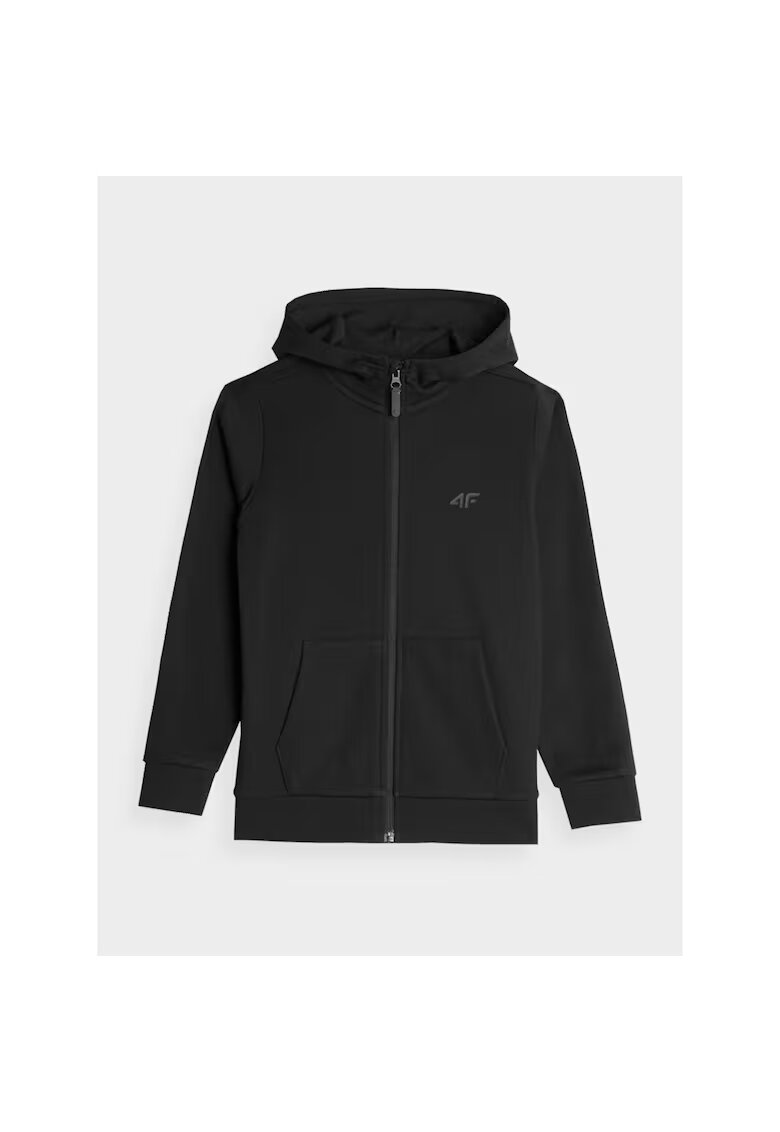 4F Bluza Baieti - 302876815 - Bumbac - Negru