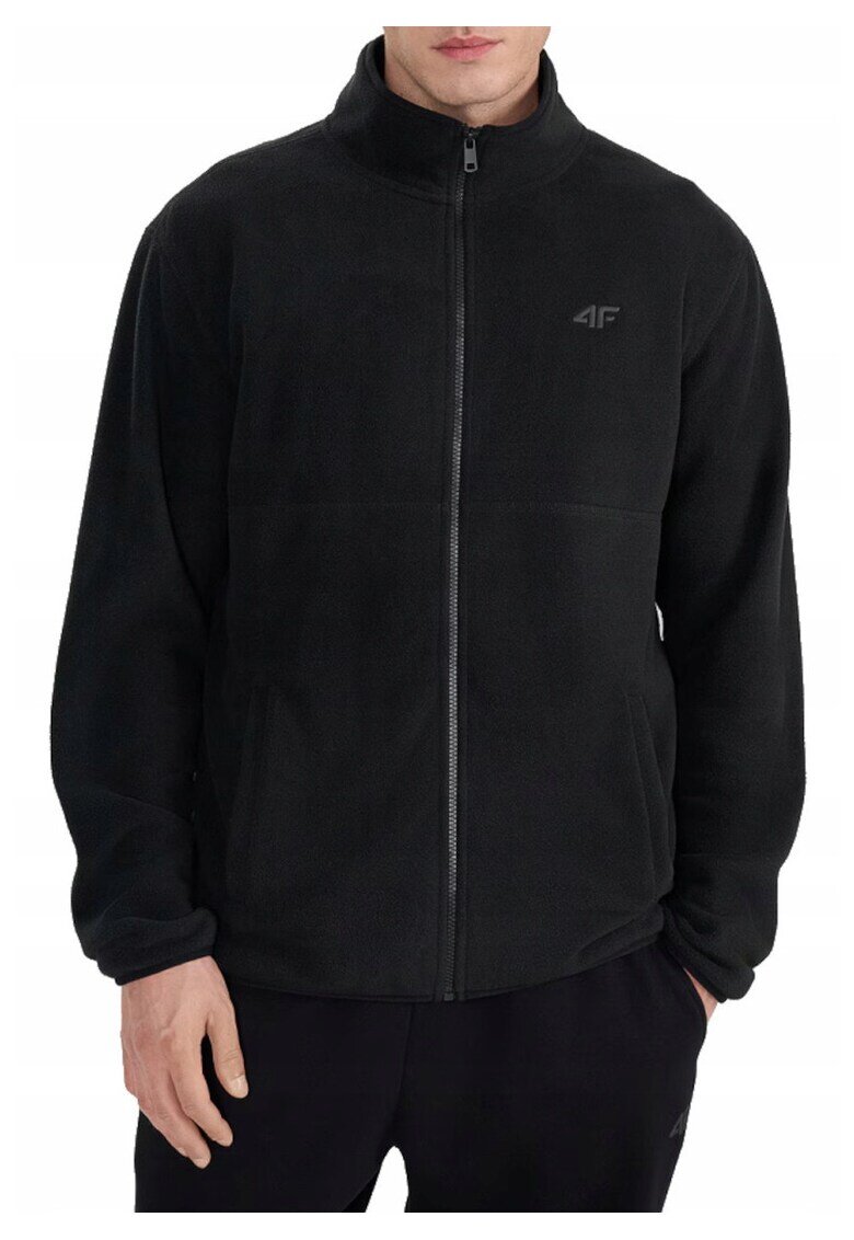 4F Bluza de trening cu fermoar din fleece