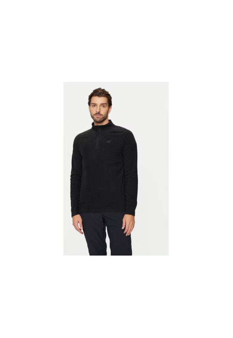4F Bluza termica barbati - 303945701 - Poliester - Negru - Negru