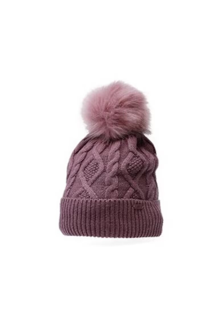 4F Caciula bordo - material sintetic