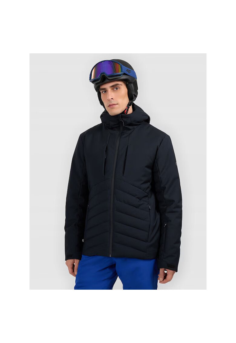 4F Geaca ski barbati - poliester - negru