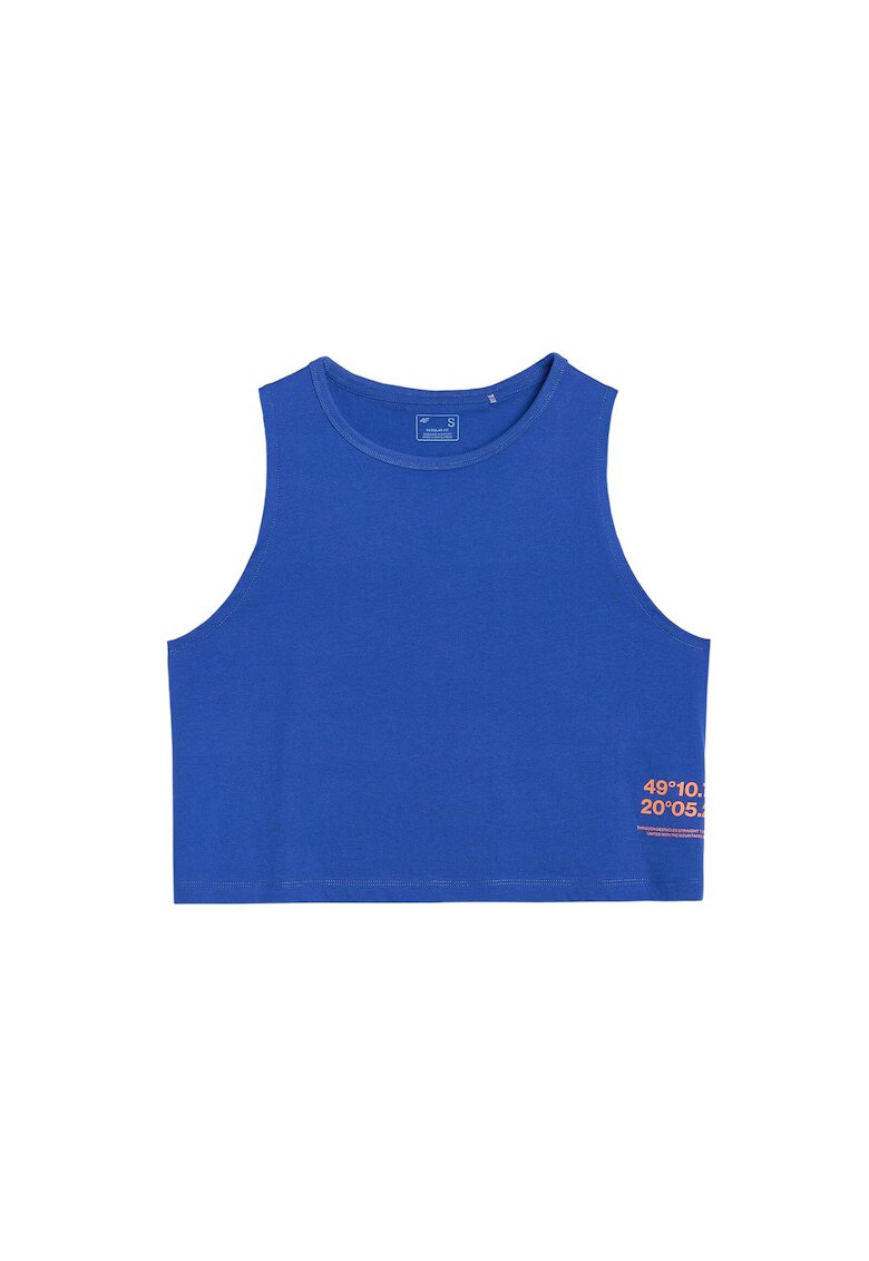 4F Maiou sport dama WSS25TSLEF157-36S - - Bumbac - Albastru