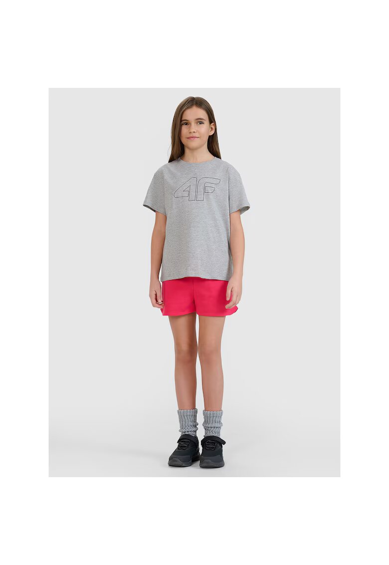 4F Pantaloni scurti copii - roz - poliester -