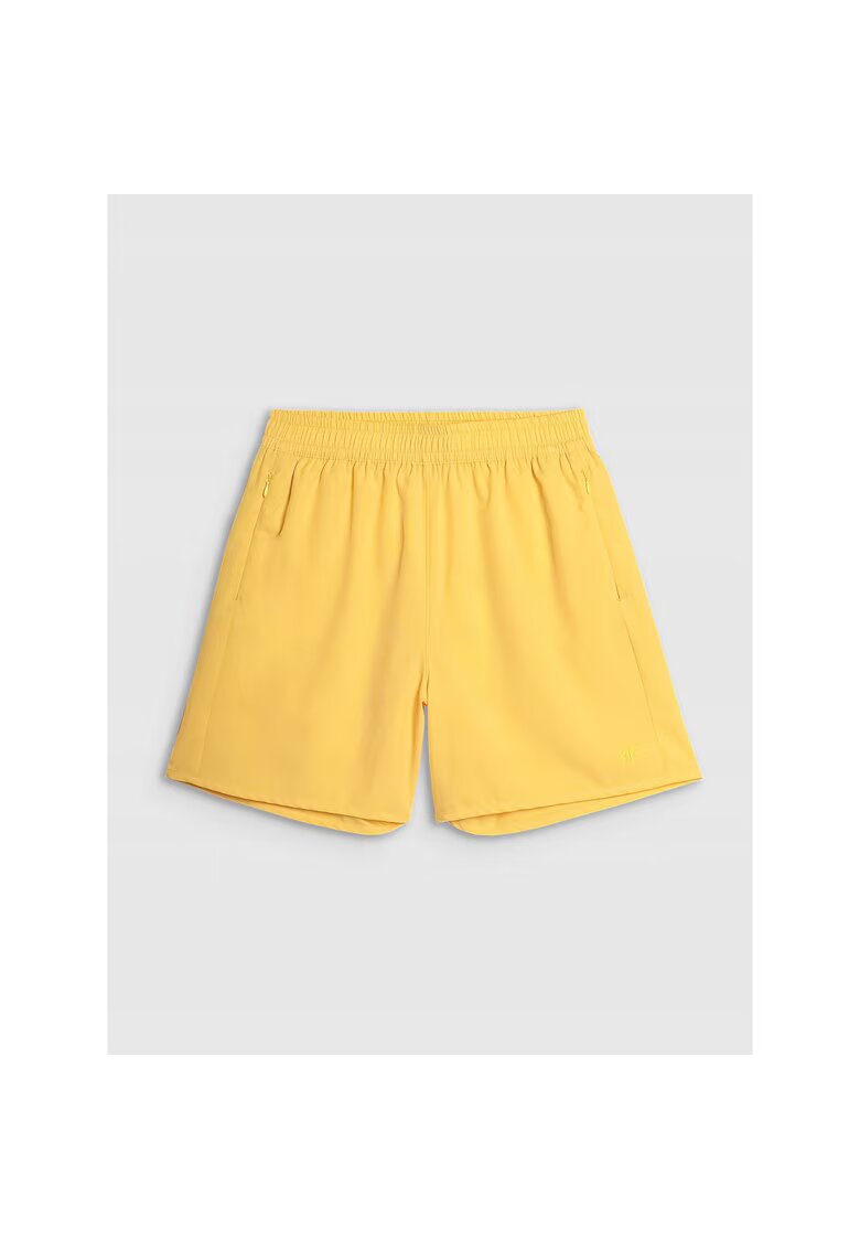 4F Pantaloni scurti de plaja - galben - elastan - uscare rapida