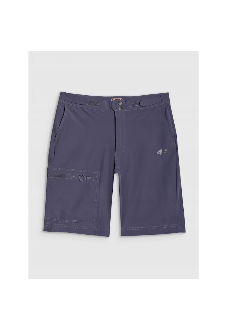 4F Pantaloni scurti trekking femei gri - uscare rapida