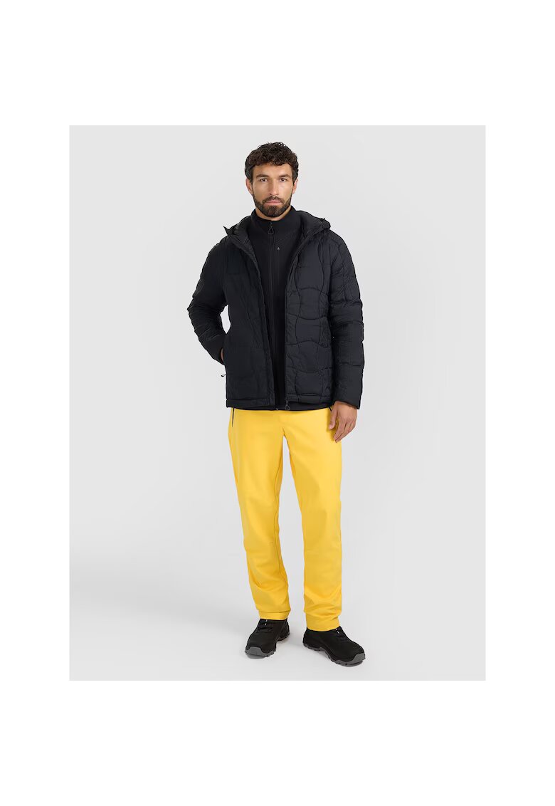 4F Pantaloni sport barbati - trekking - galben - poliester -