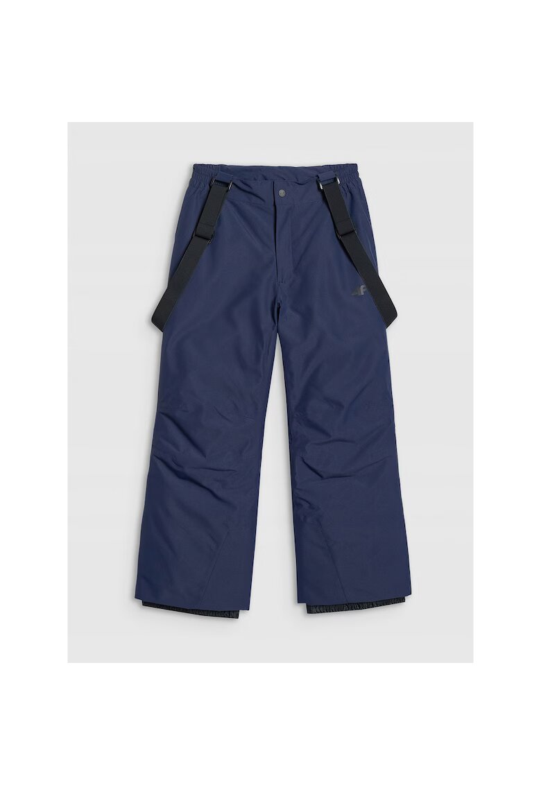 4F Pantaloni sport copii - schi - bleumarin - poliester