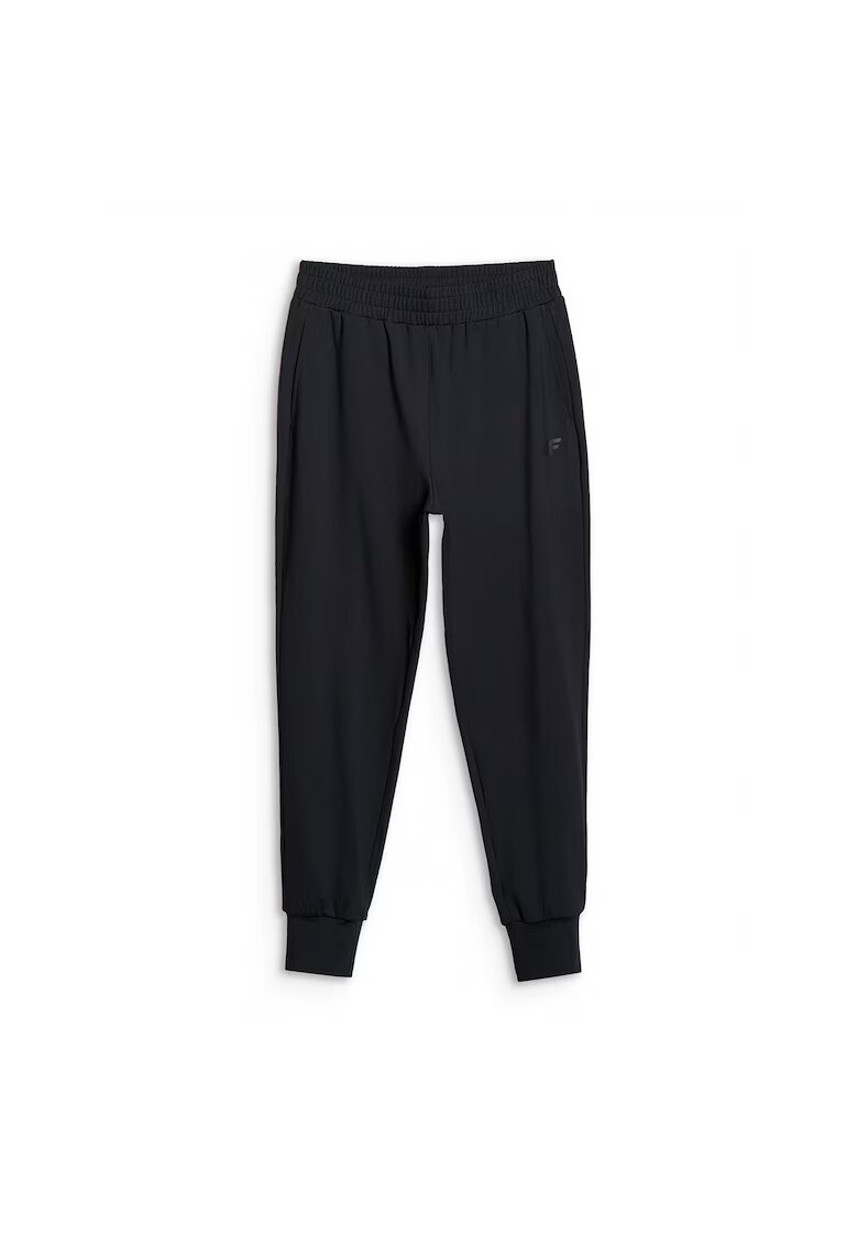 4F Pantaloni sport dama negru - uscare rapida - elastici