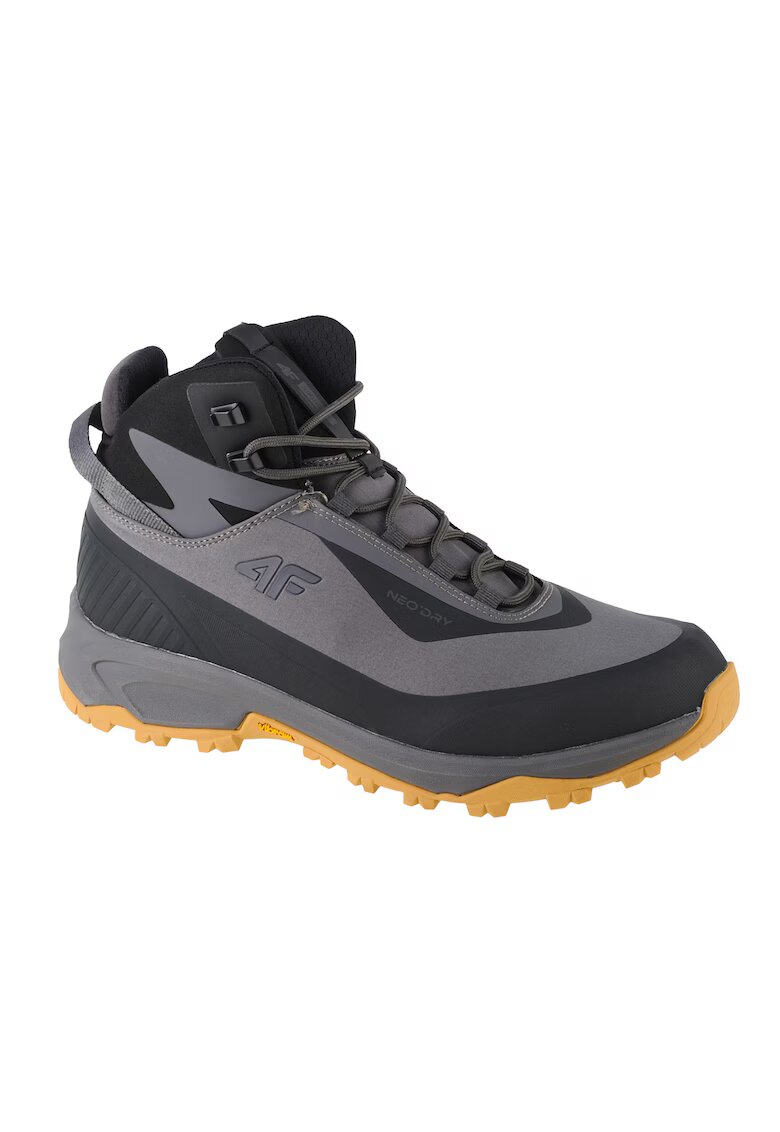 4F Pantofi de trekking - Ice Cracker Trekking Shoes AW22FOTSM004-22S - Gri