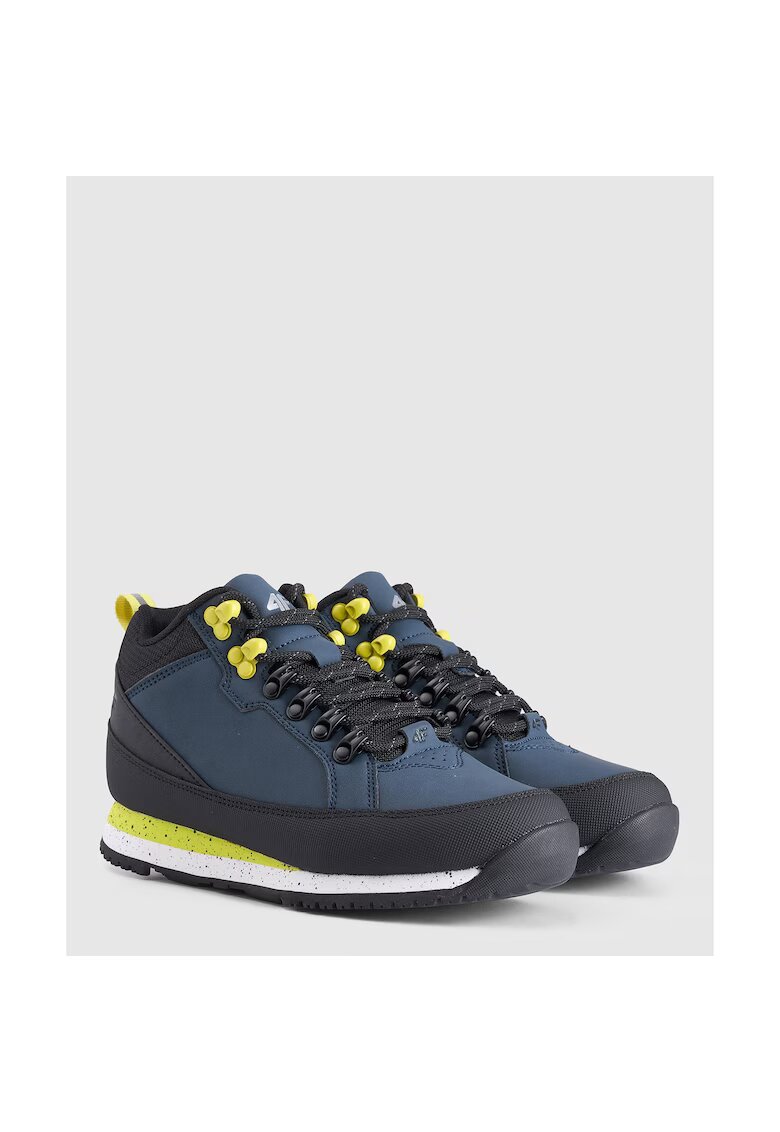 4F Pantofi sport copii piele nabuc/cordura - multicolor -