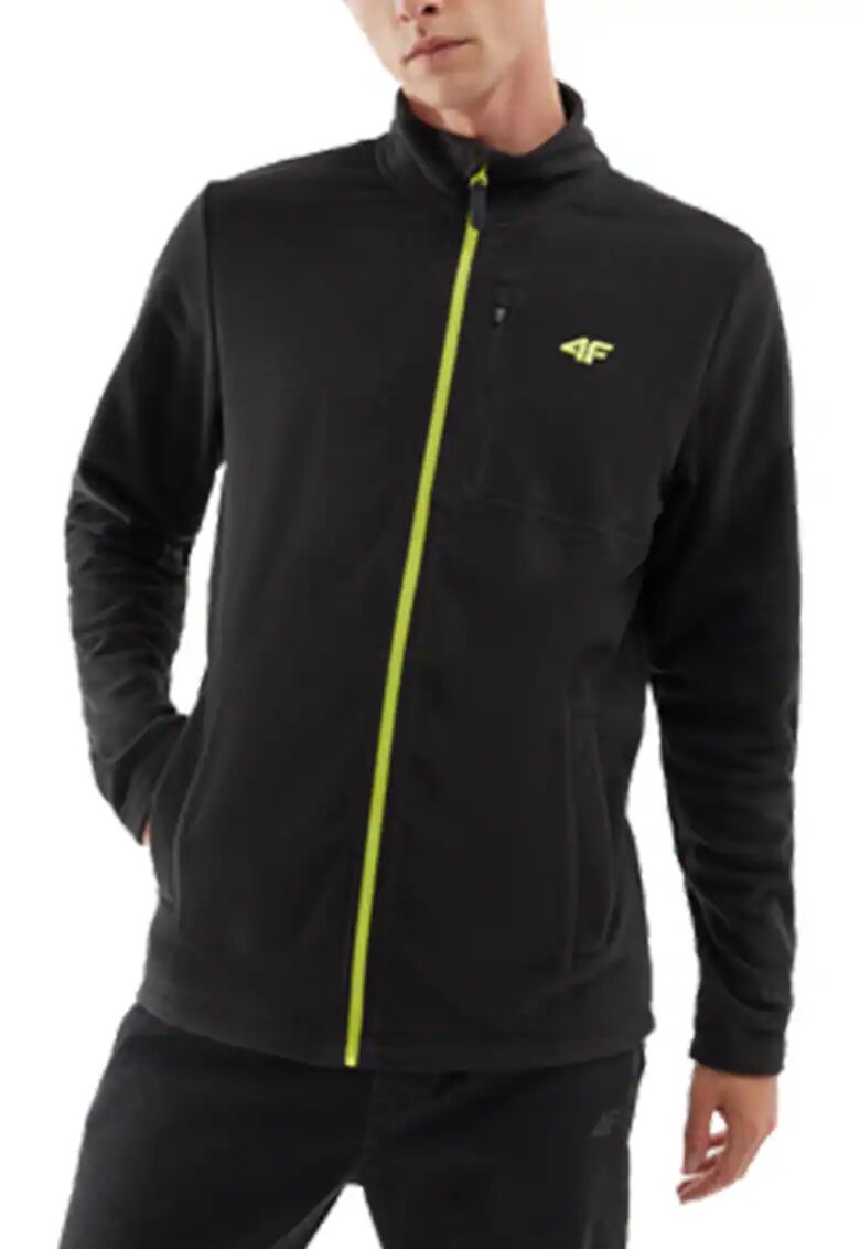 4F Polar barbati Poliester - Negru -
