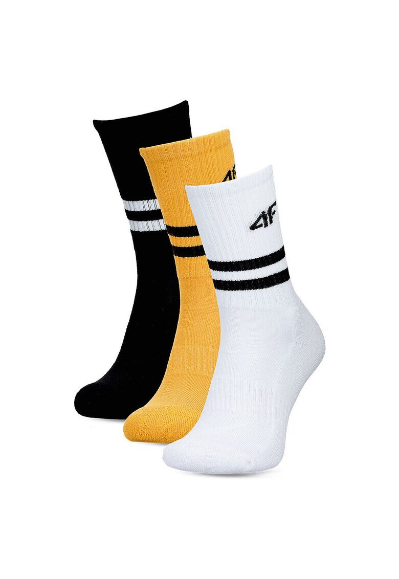 4F Set sosete Drift Masters 3 perechi - unisex - multicolordwqf - Multicolor