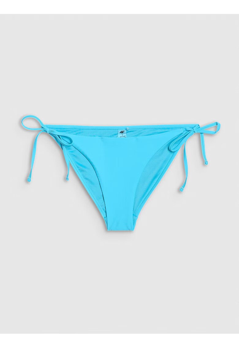 4F Slip de bikini turcoaz - elastic - talie medie - sintetic