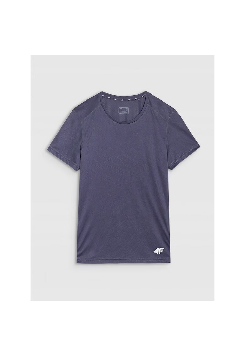 4F Tricou alergare dama - Textil - Gri inchis