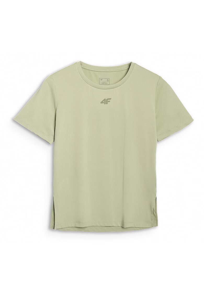 4F Tricou Antrenament Femei Verde Deschis - Reciclat - Verde deschis