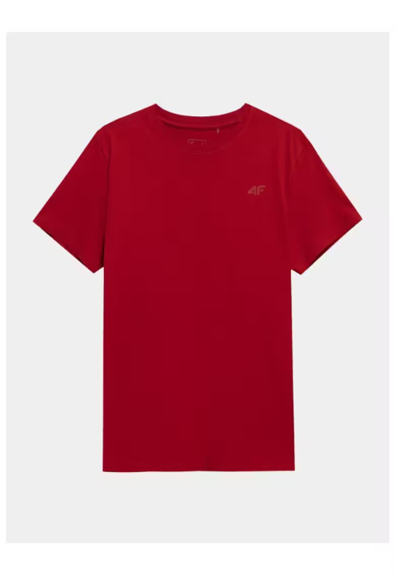 4F Tricou barbati - 302882472 - Bumbac - Rosu