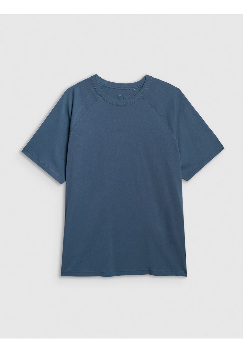 4F Tricou Barbati Oversize Verde Azur - 100% Bumbac - Verde