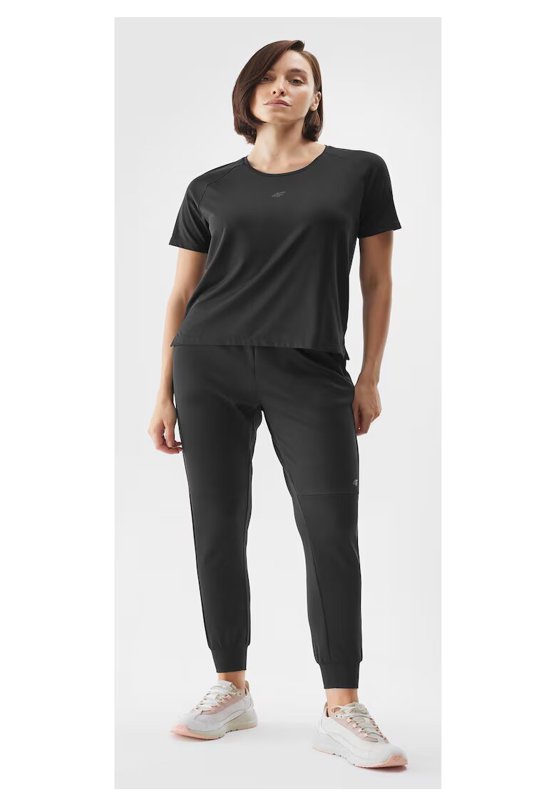 4F Tricou dama Poliester - Negru - Negru