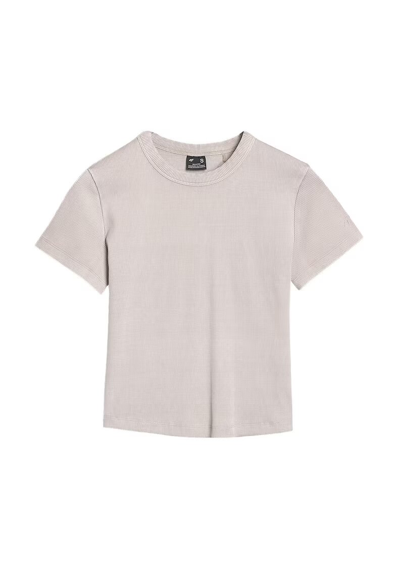 4F Tricou dama RSS25TTSHF2696-83S - - Bumbac - Bej