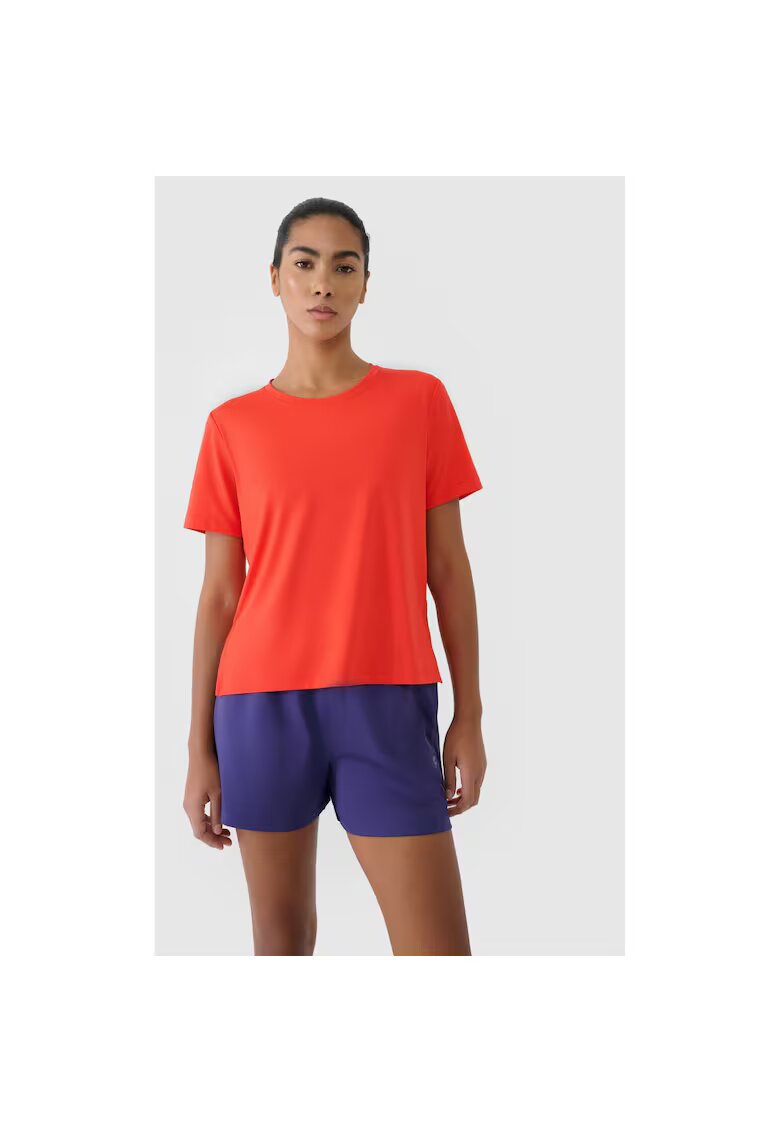 4F Tricou oversize - rosu - reciclat - 69875 - Rosu