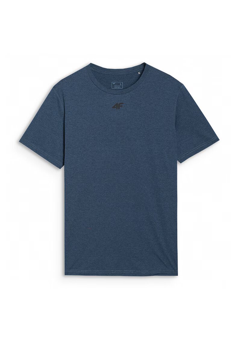 4F Tricou Sport Barbati - Ajustare Regulata - Material Durabil - Protectie Multi Active - Denim - Denim