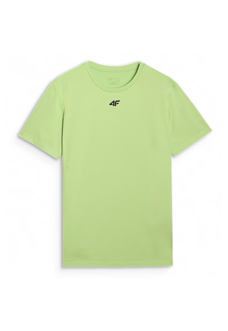 4F Tricou Sport Barbati - Ajustare Regulata - Material Durabil - Protectie Multi Active - Verde deschis - Verde deschis
