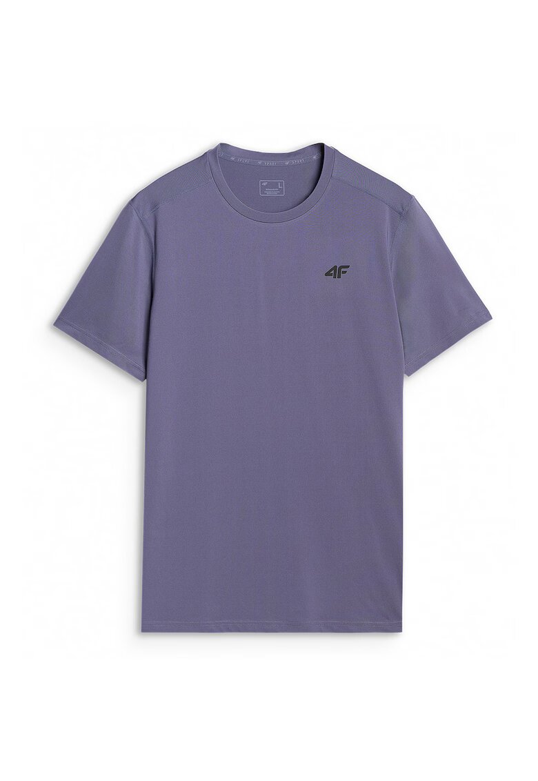 4F Tricou Sport Barbati - Albastru - Uscare Rapida - Regular Fit - Tehnologie Dry - Multi Active - Albastru