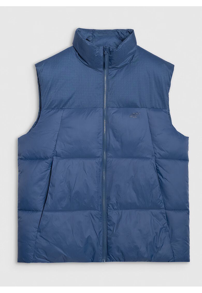 4F Vesta matlasata barbati denim - 46767 - Albastru