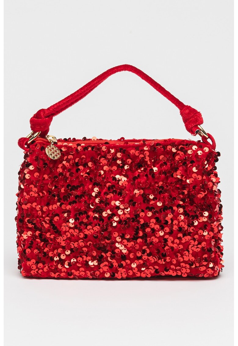 Abel&Lula Geanta crossbody cu paiete - Rosu