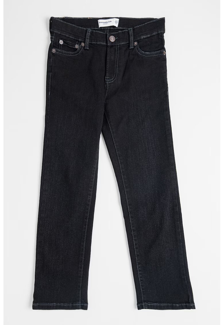 Abercrombie  Fitch Blugi cu croiala dreapta - Negru