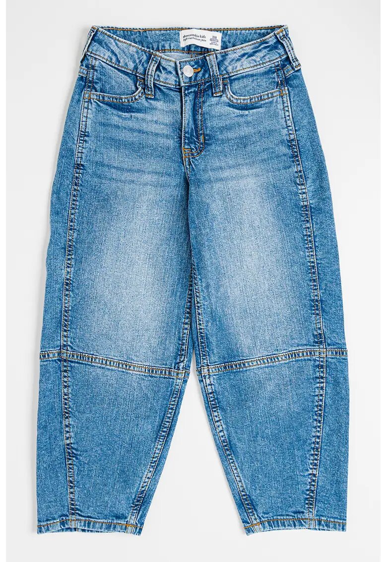 Abercrombie  Fitch Blugi relaxed fit cu buzunare - Albastru