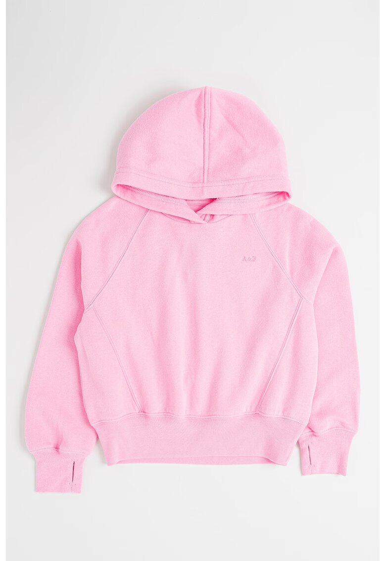 Abercrombie  Fitch Hanorac regular fit din amestec de bumbac - Roz