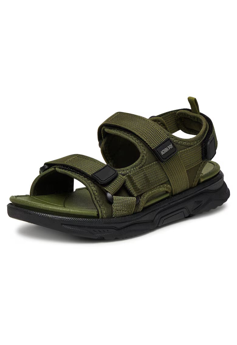 Action boy Sandale copii kaki - textil