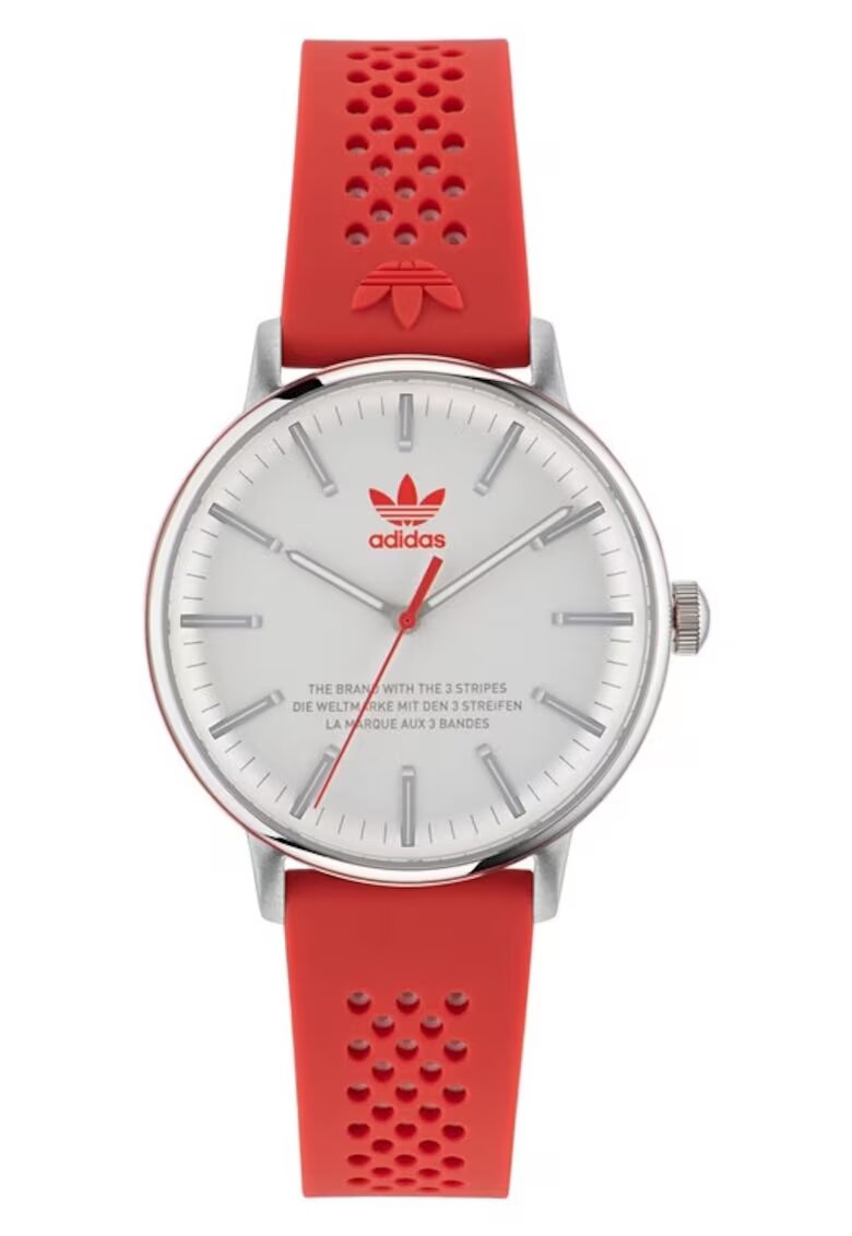 adidas Ceas barbatesc - argintiu - curea silicon - 38x8 mm