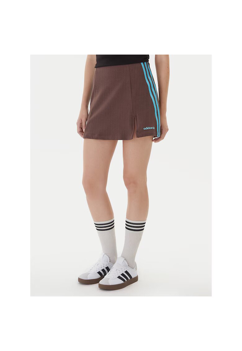 adidas Fusta sport dama mini - maro - fabricata din material de calitate