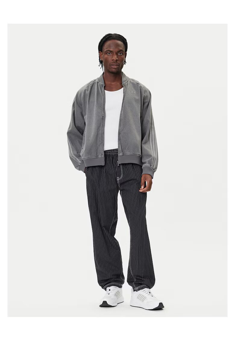 adidas Geaca de blugi barbati gri