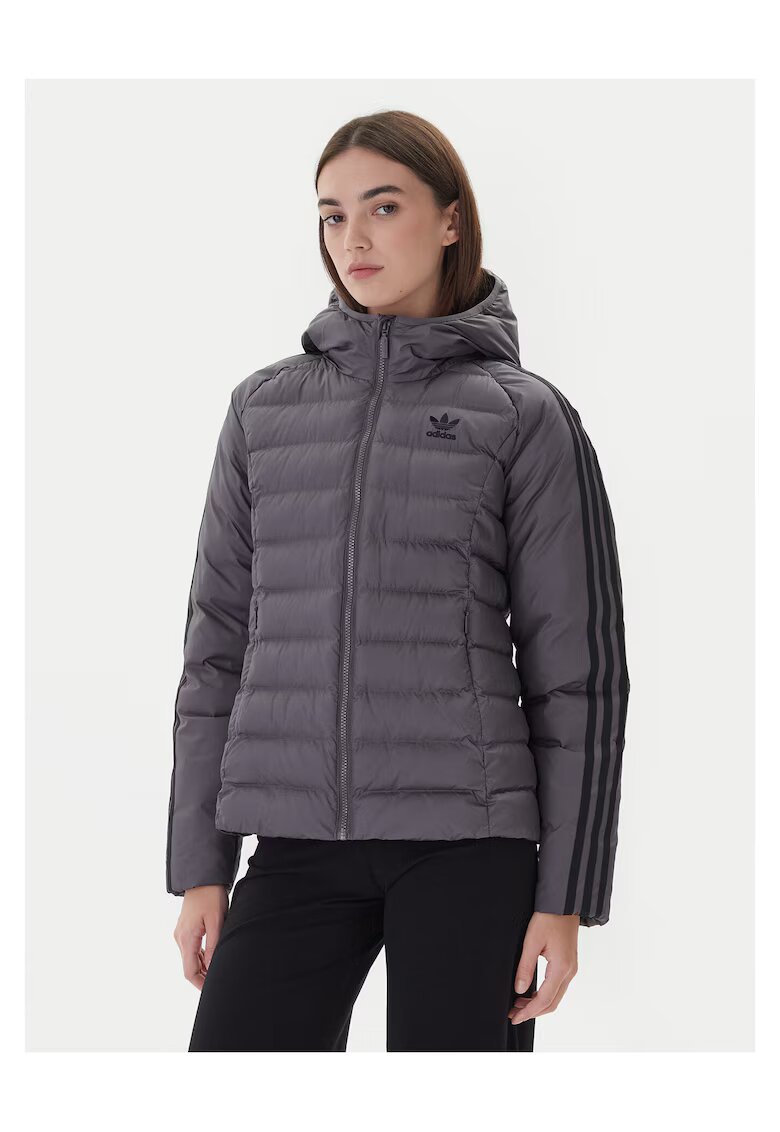adidas Geaca de tranzitie de dama gri -