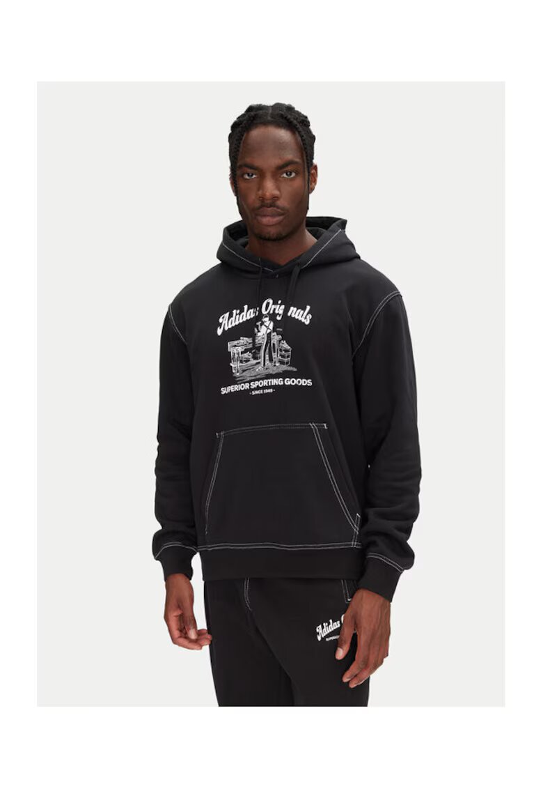 adidas Hanorac barbati negru -