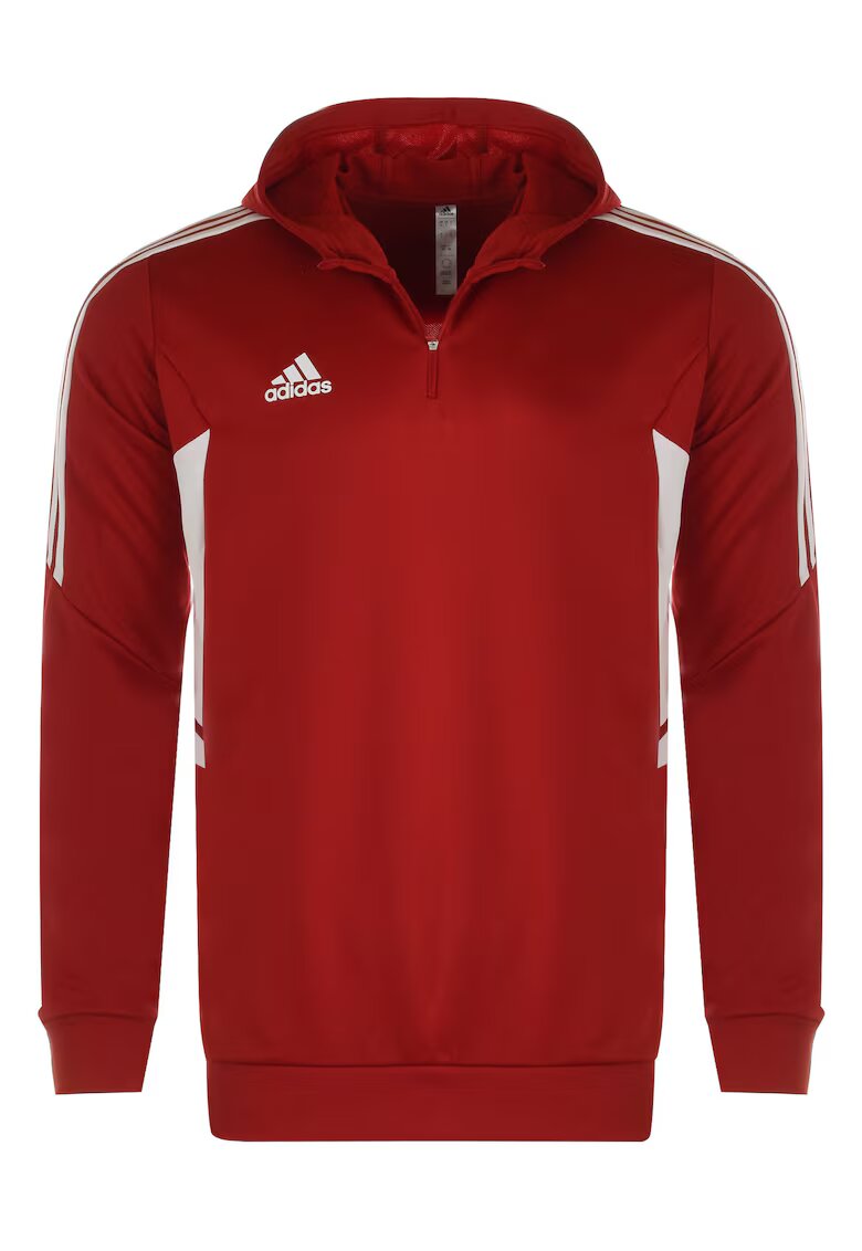 adidas Hanorac - Con22 Tk Hood Hg6312 - Material Poliester - Aeroready - Tesatura Tehnica - Fermuar Scurt Baza Si Mansete