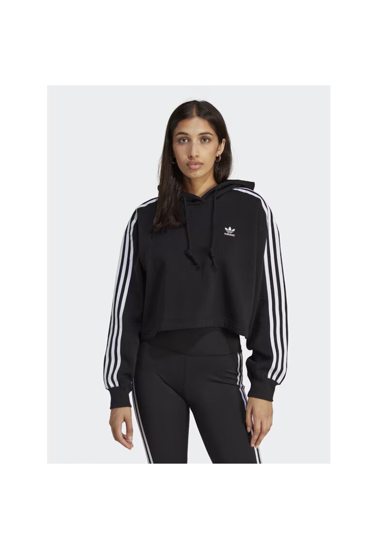 adidas Hanorac cu gluga sport dama - negru -