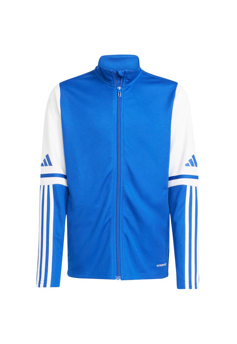 adidas Hanorac sport copii - Poliester - Albastru/Alb