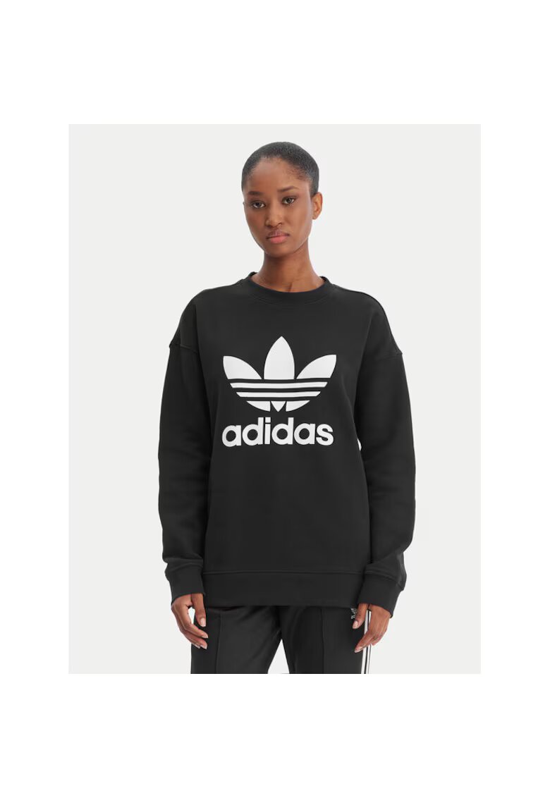 adidas Hanorac sport dama - cu logo - negru -