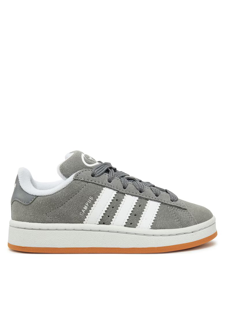 adidas i unisex Campus - piele naturala - gri/alb -