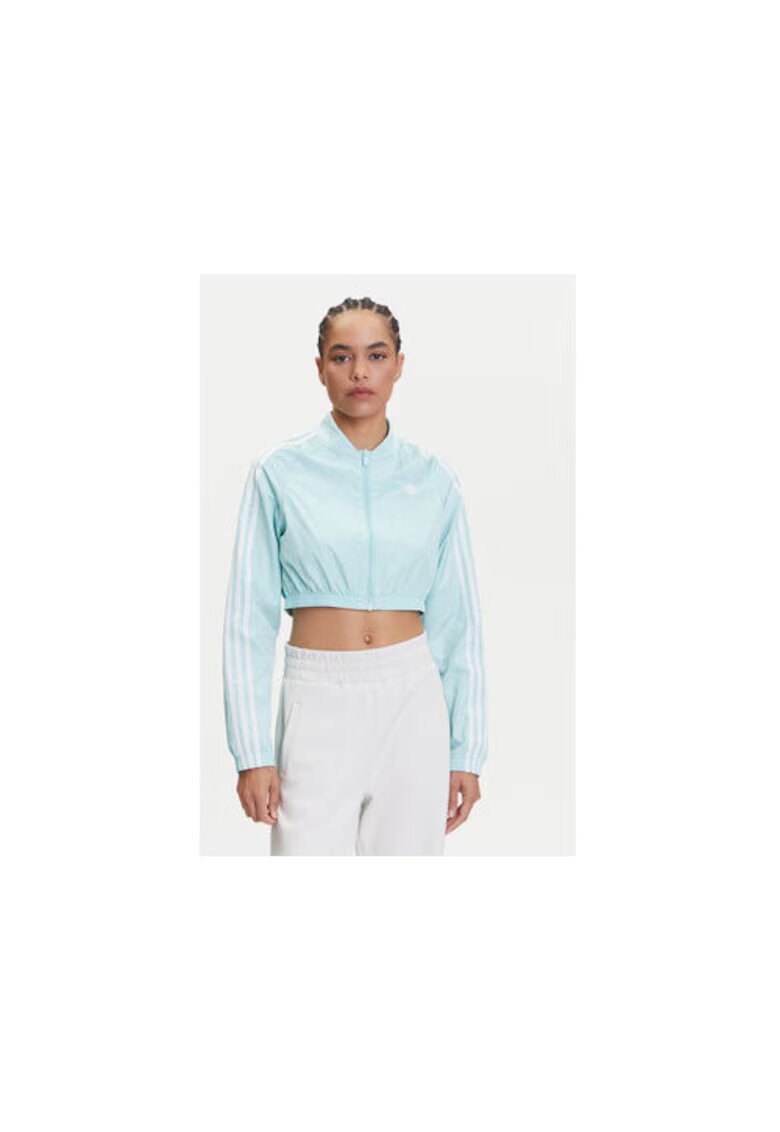 adidas Jacheta crop cu logo