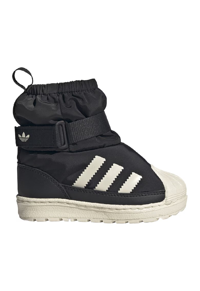 adidas Originals Ghete de zapada cu inchidere velcro Superstar 360 - Negru/Bej deschis